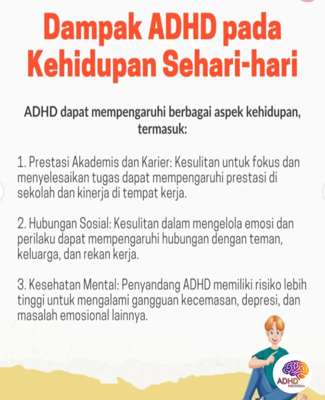 ADHD dan Hubungan Sosial Anak di Lingkungan Sekolah di Kota Lubuklinggau