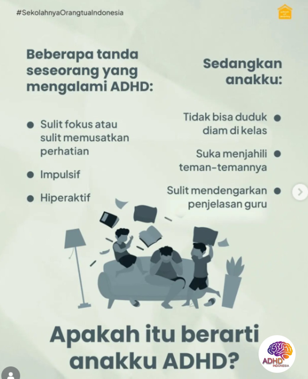 Ciri dan Gejala ADHD pada Anak Usia Dini di Kota Lubuklinggau
